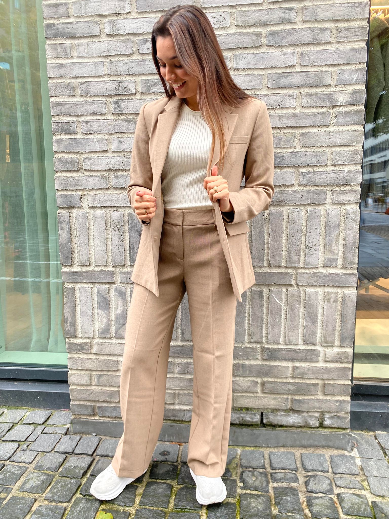 Rita Blazer - Brun/ Camel